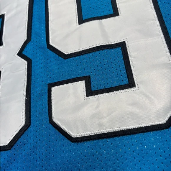 Steve Smith Carolina Panthers Authentic Reebok Jersey, Blue, Size 60, RARE!